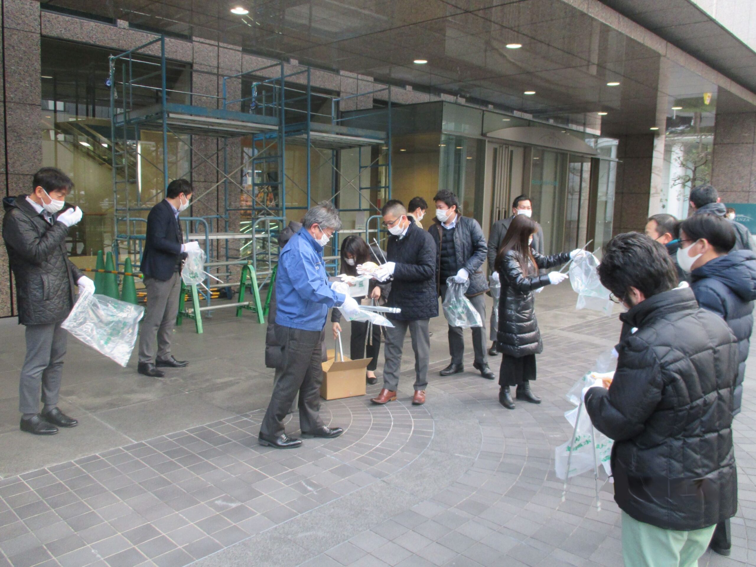 大阪市の一斉清掃活動に参加しました