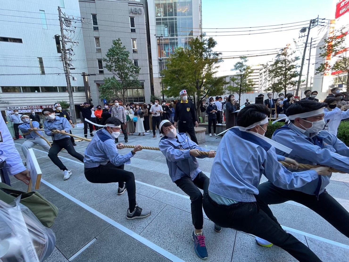 入居企業対抗綱引き大会に初めて参加しました！