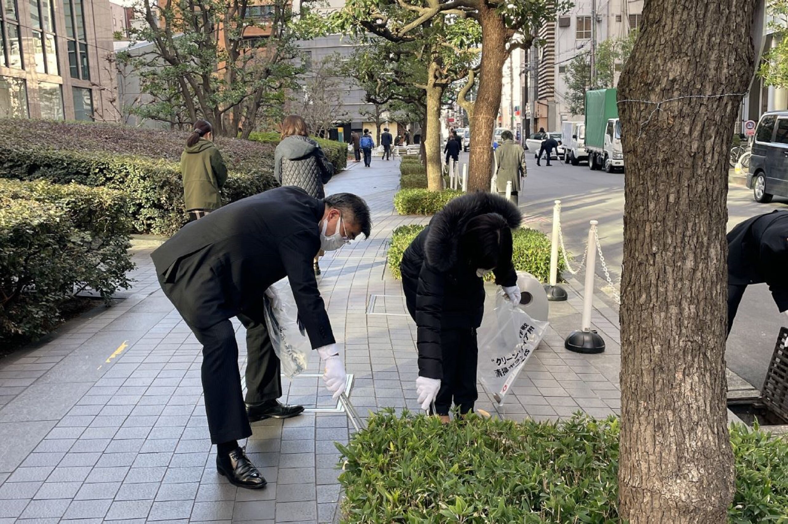 大阪市の一斉清掃活動・マラソン大会に参加しました！