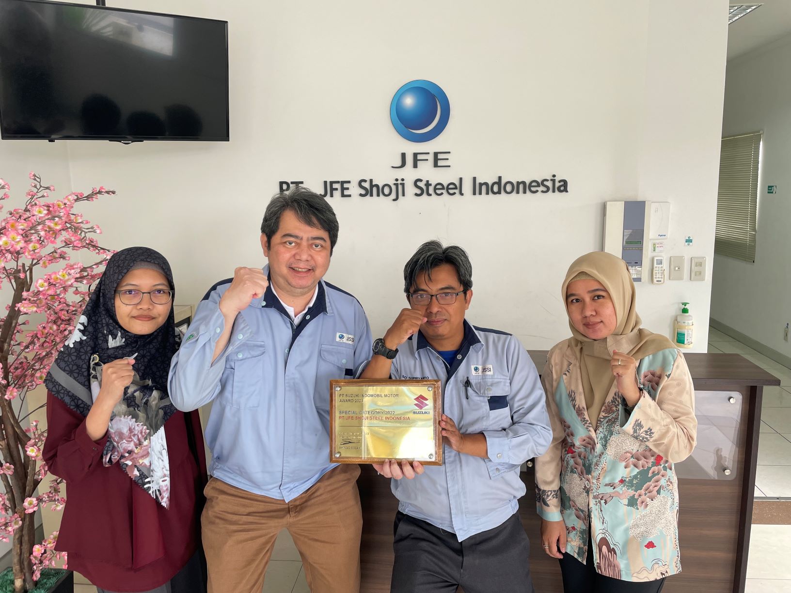 JFE Shoji Steel Indonesia Wins Best Partner Award!