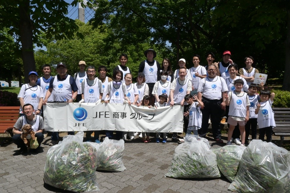 [Social Contribution Activities] Our Environmental Beautification Program at Kiba Park