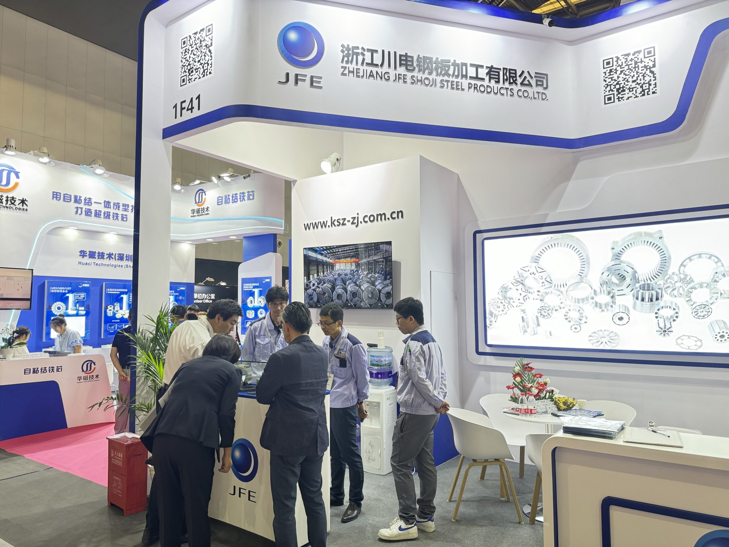 Zhejiang JFE Shoji Steel Exhibits Products at CWIEME Shanghai 2024