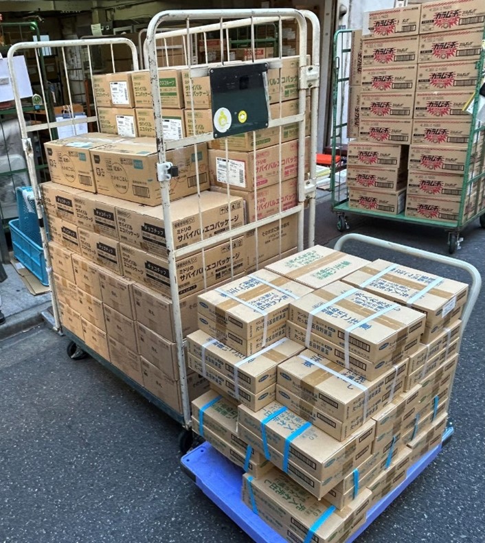 【社会貢献活動】非常用食品を寄贈しました！